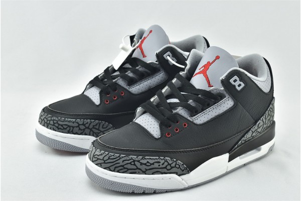 Air Jordan 3 Retro OG Black Cement 854262 001 Womens And Mens Shoes